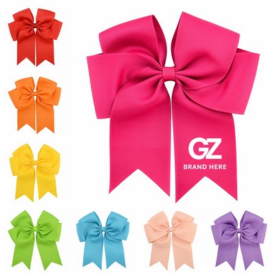 6" Jumbo Solid Color Bow