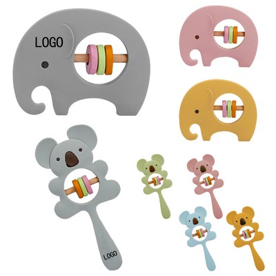 Silicone Koala Baby Grasping Rattle