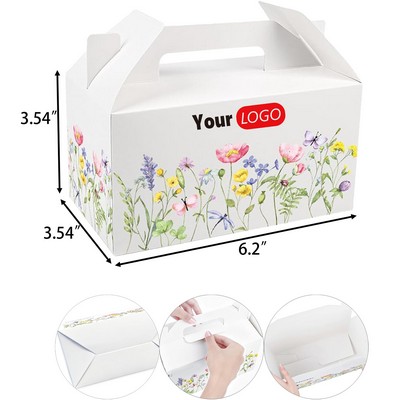 Watercolor Wildflower Treat Gable Box