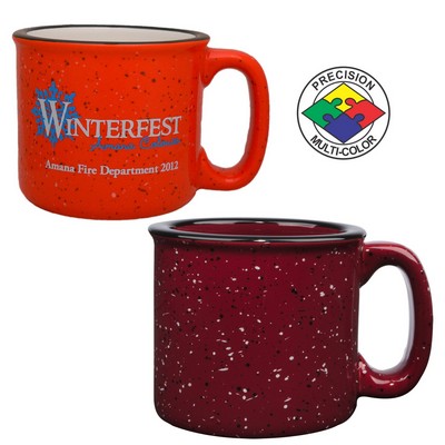 15 Oz. Burgundy Campfire Mug - Dishwasher Safe - Precision Spot Color