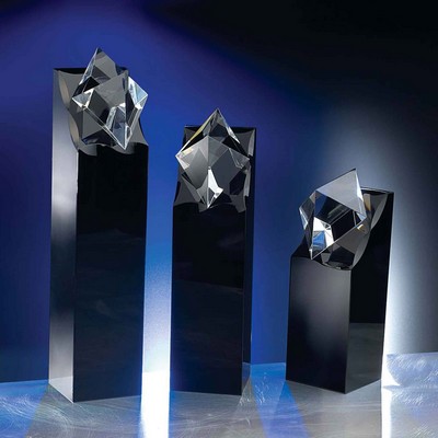 11" Diamond in the Rough Crystal Award