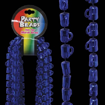 Blue Beer Mug Beads