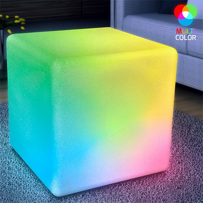 16" Big LED Cube Light Furniture - BLANK