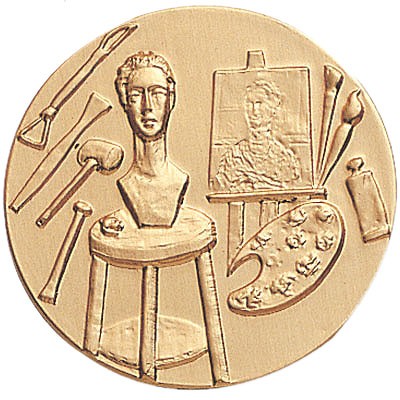 2" Art Painting Sculpture Stamped Medallion Insert Disc