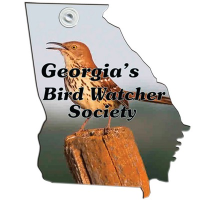 Georgia State Paper Window Sign (Approximately 8"x8")