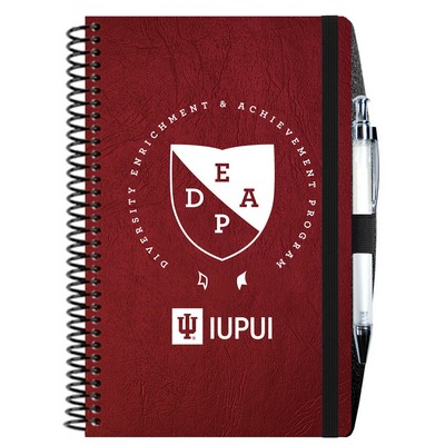 Flex Cover Academic Weekly Planner w/Pen Safe Back & Pen