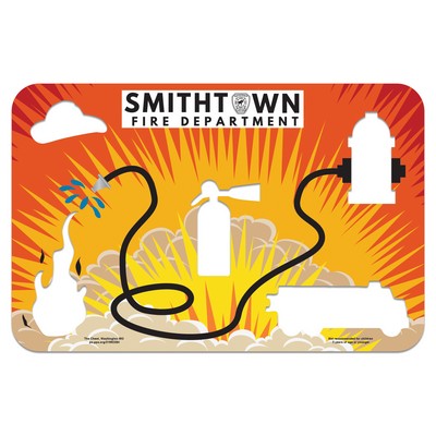 Fire Prevention Chipboard Stencil
