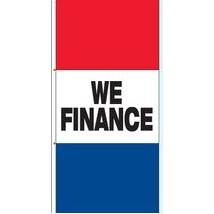 Double Faced Free Flying Drape Flags (We Finance)