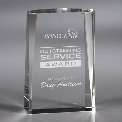 Tribute - Large crystal award