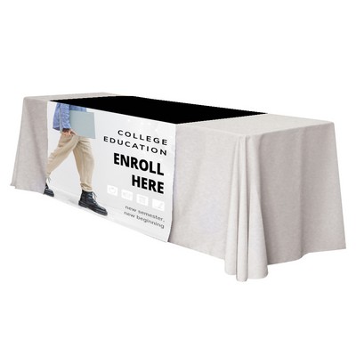 48" x 63" Table Runner Polyester Full Color Dye Sublimation - Made in the USA