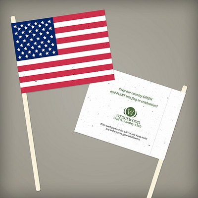 American Seed Paper Promotional Flags