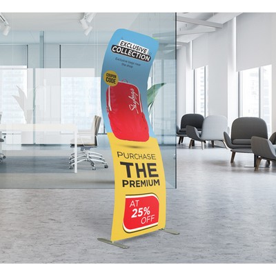 Fabric Display Stand S Shape Package 37.7" x 86.6"