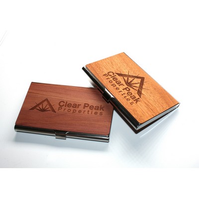 Wooden Business Card Holder (HENRY)
