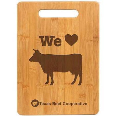 Bamboo Bay Cutting Board w/Handle - 13.75x9.75