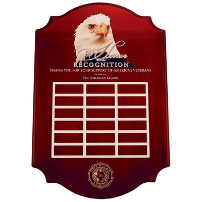 Rosewood Scalloped 12"x19" Board with Direct Full Color Digital print