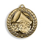 2.75" Wreath Award Cheerleading Medal