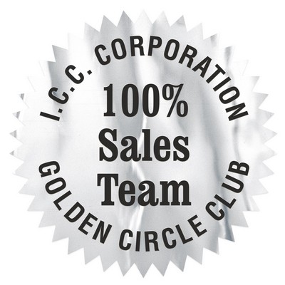 Occasion Roll Label | Circle | 1 7/16" dia. | Sawtooth Edge | Foil Papers