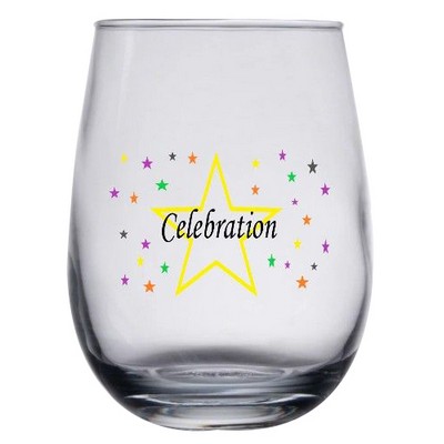 15 oz Stemless Wine Glass