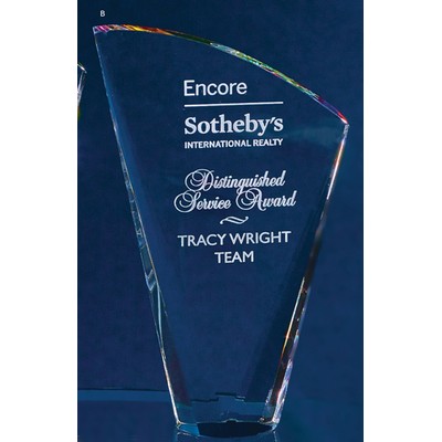 8¼" Spectra Color Crystal Prismatic Sail Award