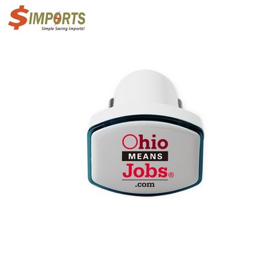 Itasca Dual Smart Car Charger - Simports