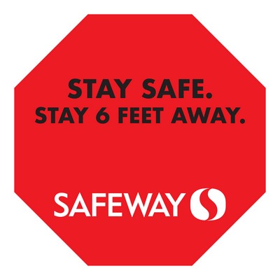 Removable Floor Decal (10x10 Stop sign)