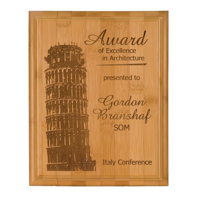 10½" x 13" Bamboo Plaque
