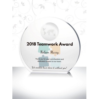 Job Well Done Crystal Circle Award