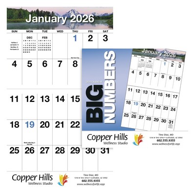 HotLine® Products Big Numbers Appointment Calendar - Stapled