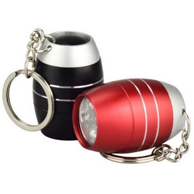 Stubby Egg Shape LED Keychain