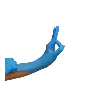 Nitrile/vinyl Blended Hybrid Disposable Glove
