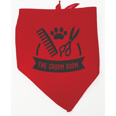 Personalized Small Red Triangle Pet Bandana