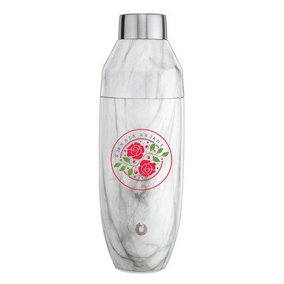 Snowfox® 24 Oz. Marble Cocktail Shaker (Full Color Digital)