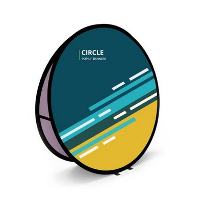 Pop Up banner Fully custom 2 sides 47" circle
