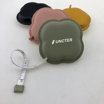 59" PU Leather Flower Shaped Body Measuring Tape