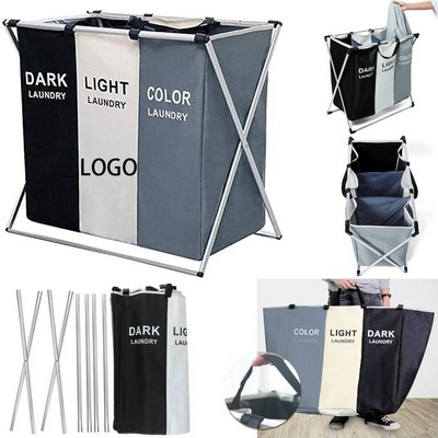 Foldable laundry basket