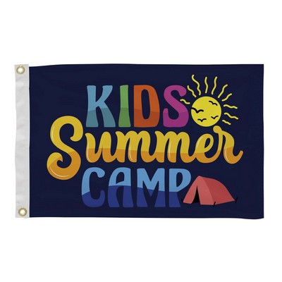 16" x 24" Polyester Flag Single-Sided