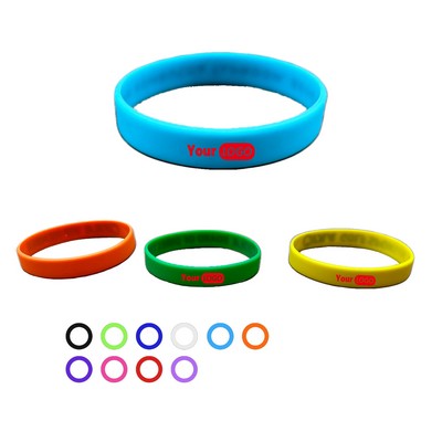 Silicone Screen Printed Bracelet