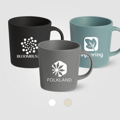 Milano - 12 oz. Matte Glazed Ceramic Mug - Silkscreen