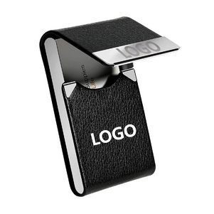 Custom Logo Pocket Slim PU Leather Business Card Holders