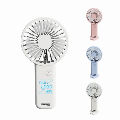 Handheld Mini Fan with Phone Holder