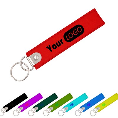 Embroidered Personalized Key Chain Motorcycle Parts Daily Life Double Side