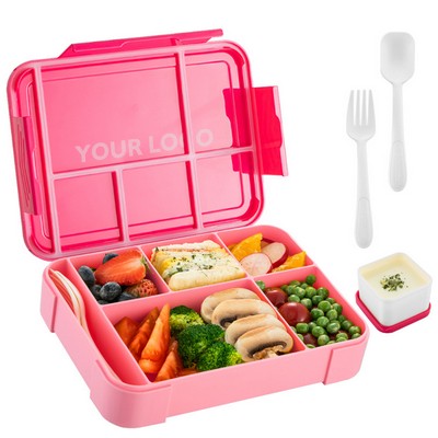 Compartmentalized sealed fruit box salad box microwave-heated bento box
