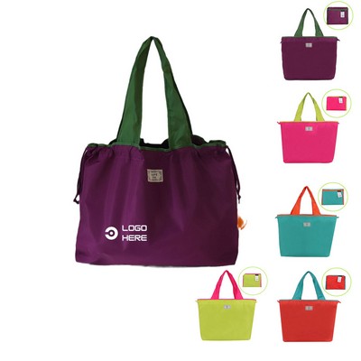 Eco-Friendly Large Drawstring Supermarket Shopping Bag