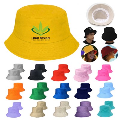 Multi Color Optional Men Women's Bucket Hat Summer Fishing Hats Outdoor