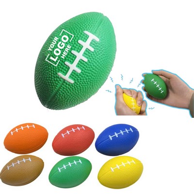 Mini Foam Football Stress Ball: Hand Exercise and Fidget Toy for Stress Relief.