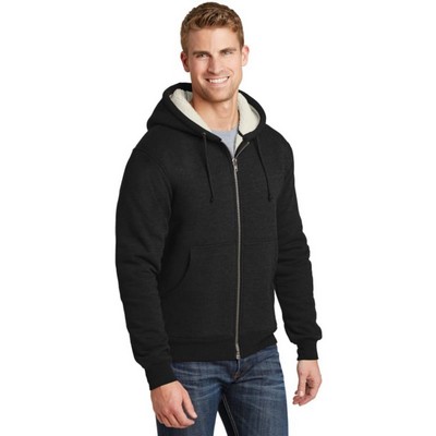 CornerStone Heavyweight Sherpa-Lined Hooded Fleece Jacket