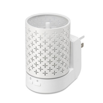 Serene House® Twilight White Metal Essential Oil Wall-Plug