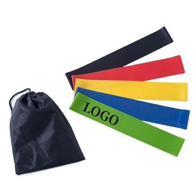 5 Pcs Resistance Band With Pouch
