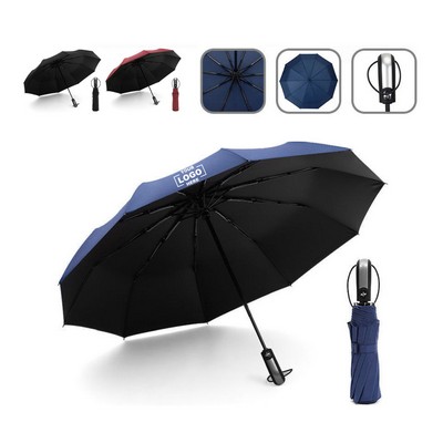 48" Prime Line Arc Telescopic Folding Automatic Umbrella