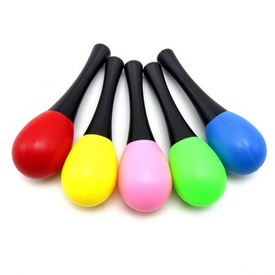 5" Colorful Plastic Maraca Toy